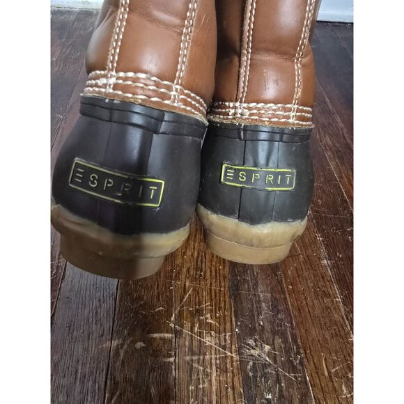 Vintage 90s ESPRIT Duck Boots Lined size 7.5 M - Picture 8 of 14